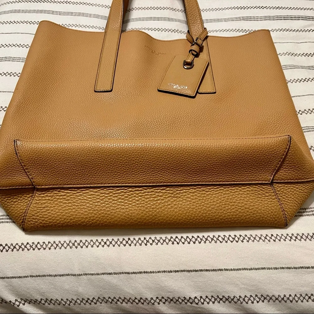 Authentic Michael Kors Men’s Mason Pebbled Leather Reversible Suede Tote Bag